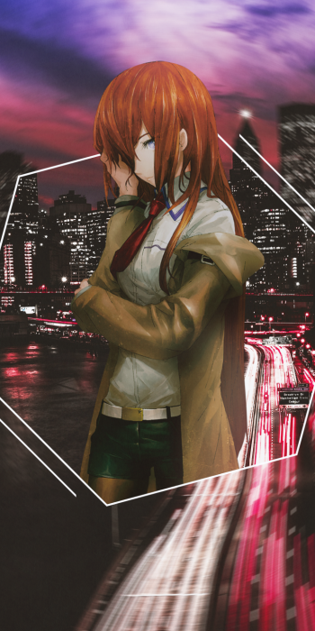 Kurisu Makise Anime Steins;Gate Phone Wallpaper