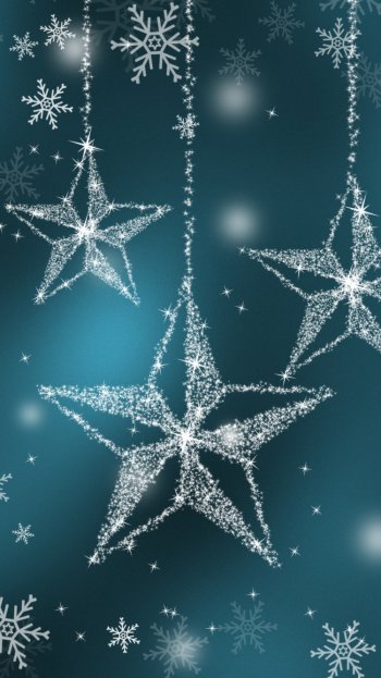  Silver Stars and Snowflakes