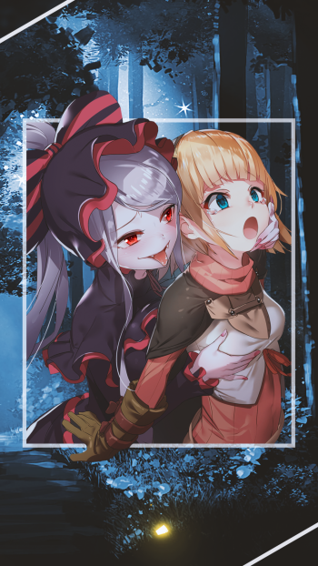 Shalltear Bloodfallen Anime Overlord Phone Wallpaper