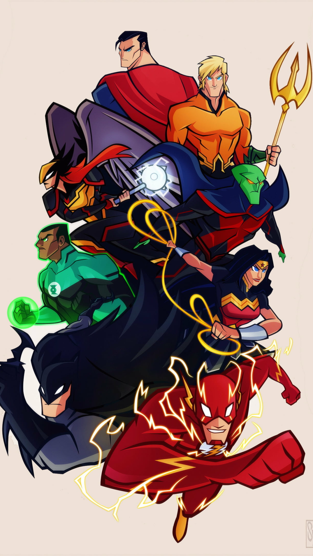 Justice League Phone Wallpaper by tigerhawk01