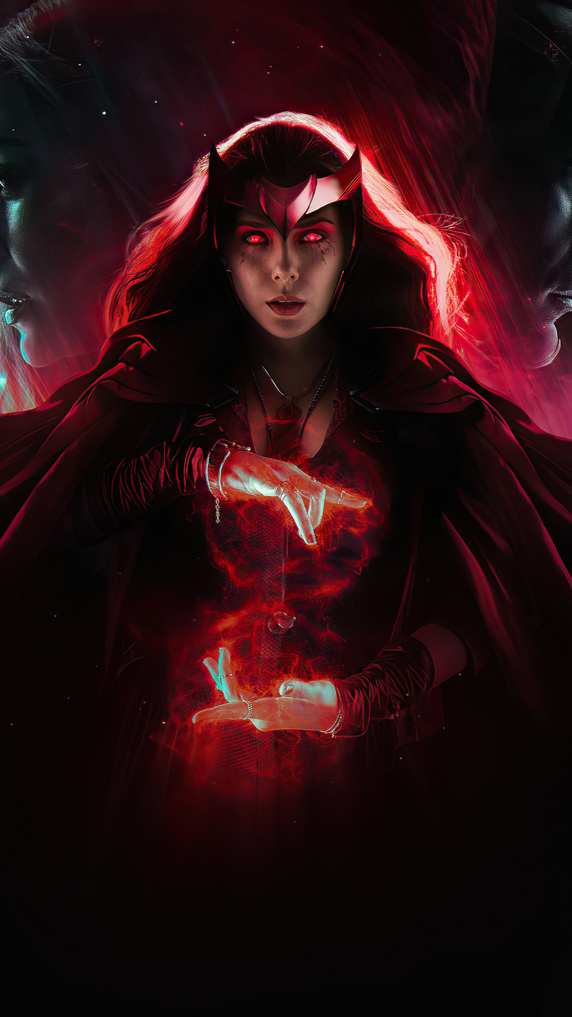 Download Scarlet Witch Wanda Maximoff TV Show WandaVision Phone Wallpaper