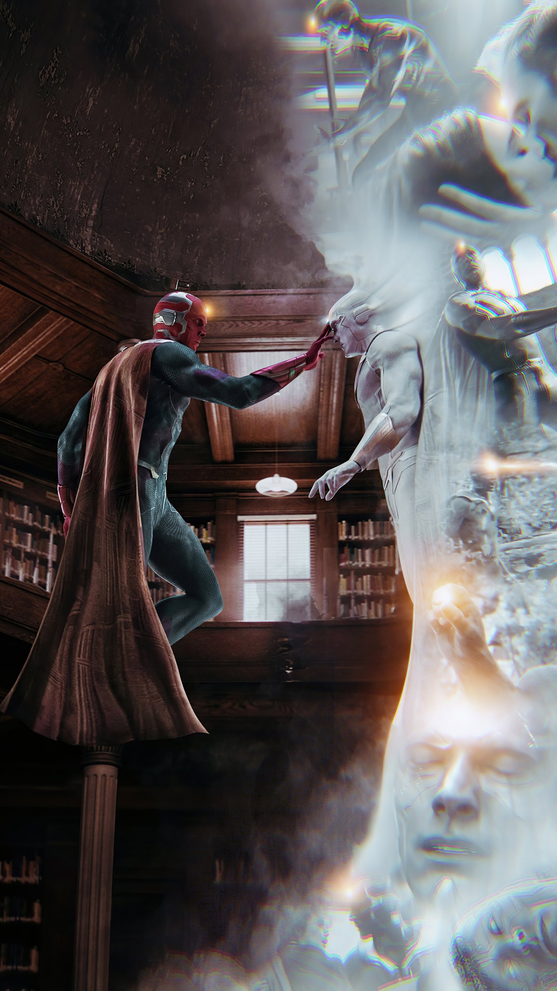 Download Vision (Marvel Comics) TV Show WandaVision Phone Wallpaper