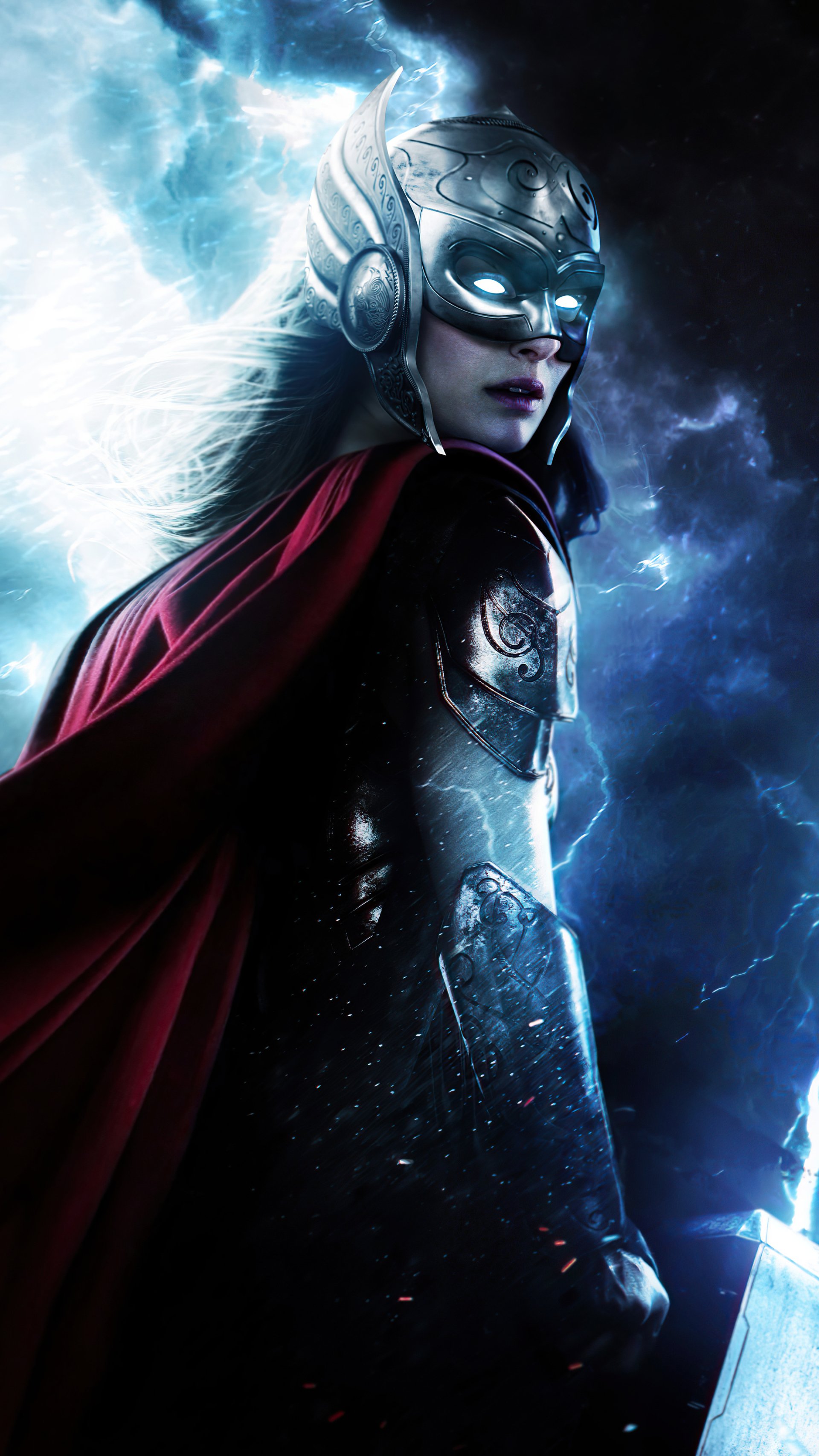 Download Natalie Portman Jane Foster Movie Thor: Love And Thunder Phone Wallpaper