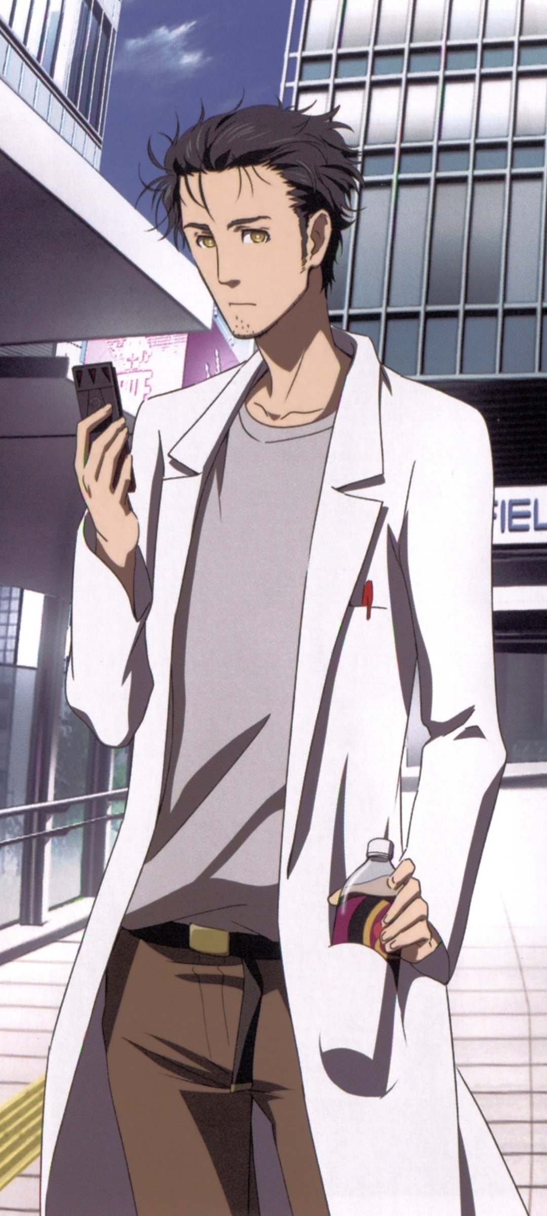 Download Rintaro Okabe Anime Steins;Gate Phone Wallpaper