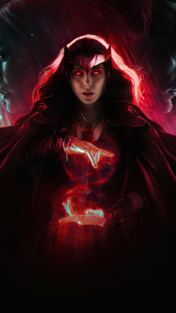 Scarlet Witch Wanda Maximoff TV Show WandaVision Phone Wallpaper