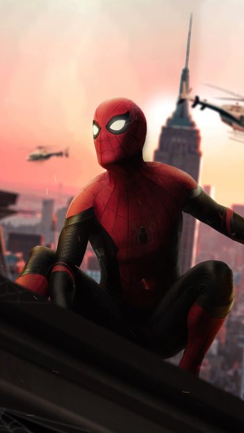 superhero spider man movie Spider-Man: No Way Home Phone Wallpaper