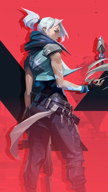 Jett (Valorant) video game Valorant Phone Wallpaper