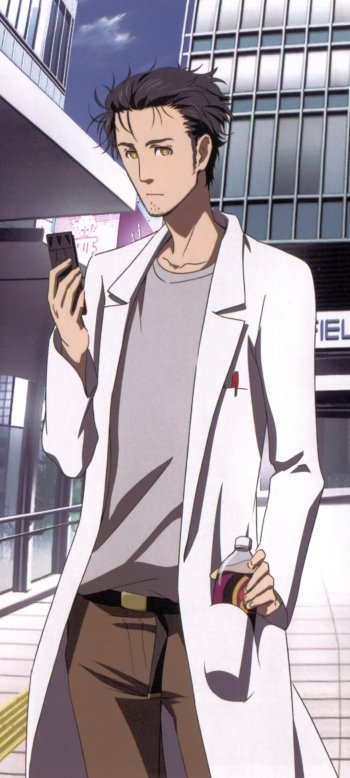 Rintaro Okabe Anime Steins;Gate Phone Wallpaper