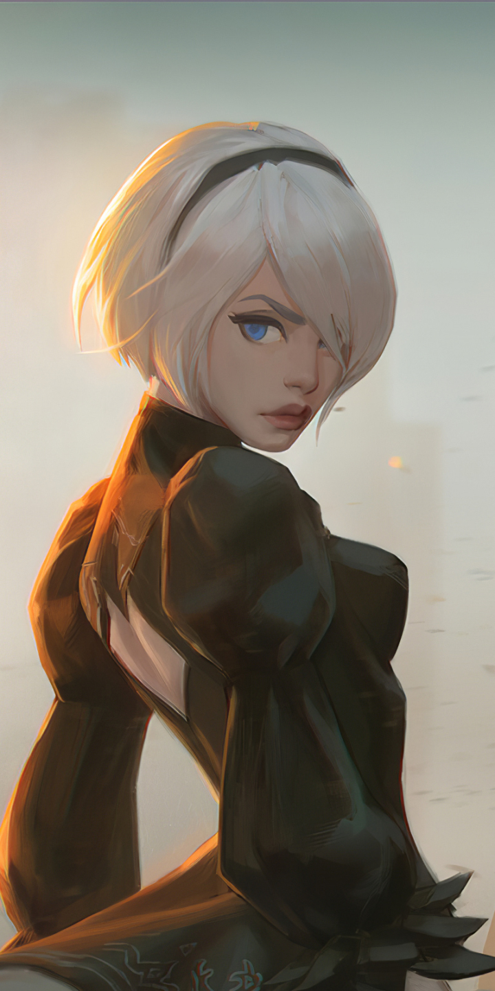 NieR: Automata Phone Wallpaper by Lucia Hsiang