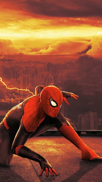 superhero spider man movie Spider-Man: No Way Home Phone Wallpaper
