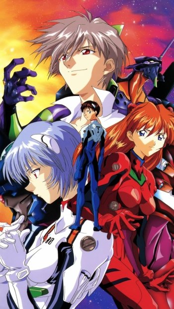  Evangelion Piolets: Rei, Shinji, Asuka and Kaworu