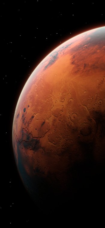 planet Sci Fi Mars Phone Wallpaper