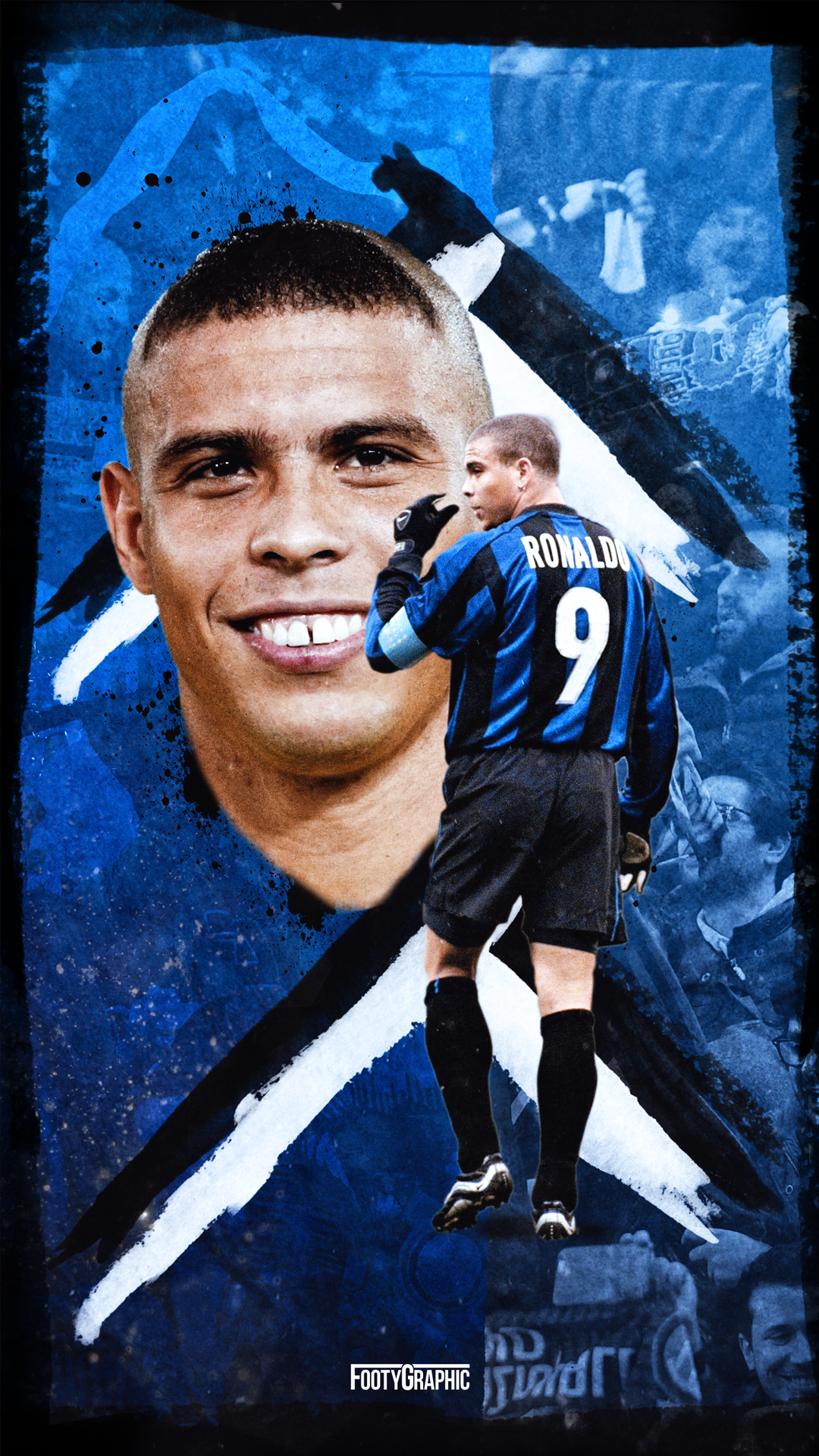 Ronaldo Nazário Phone Wallpaper