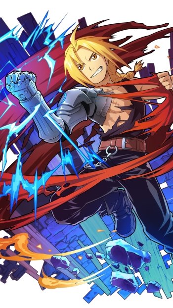 blonde Edward Elric Anime Fullmetal Alchemist Phone Wallpaper