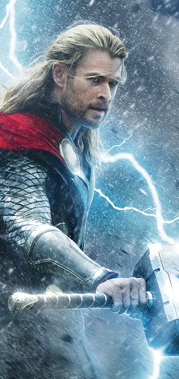 superhero Chris Hemsworth Thor movie Thor: The Dark World Phone Wallpaper