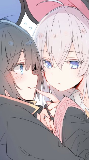 Hoki (The Journey of Elaina) Elaina (The Journey of Elaina) Wandering Witch: The Journey of Elaina Anime Phone Wallpaper