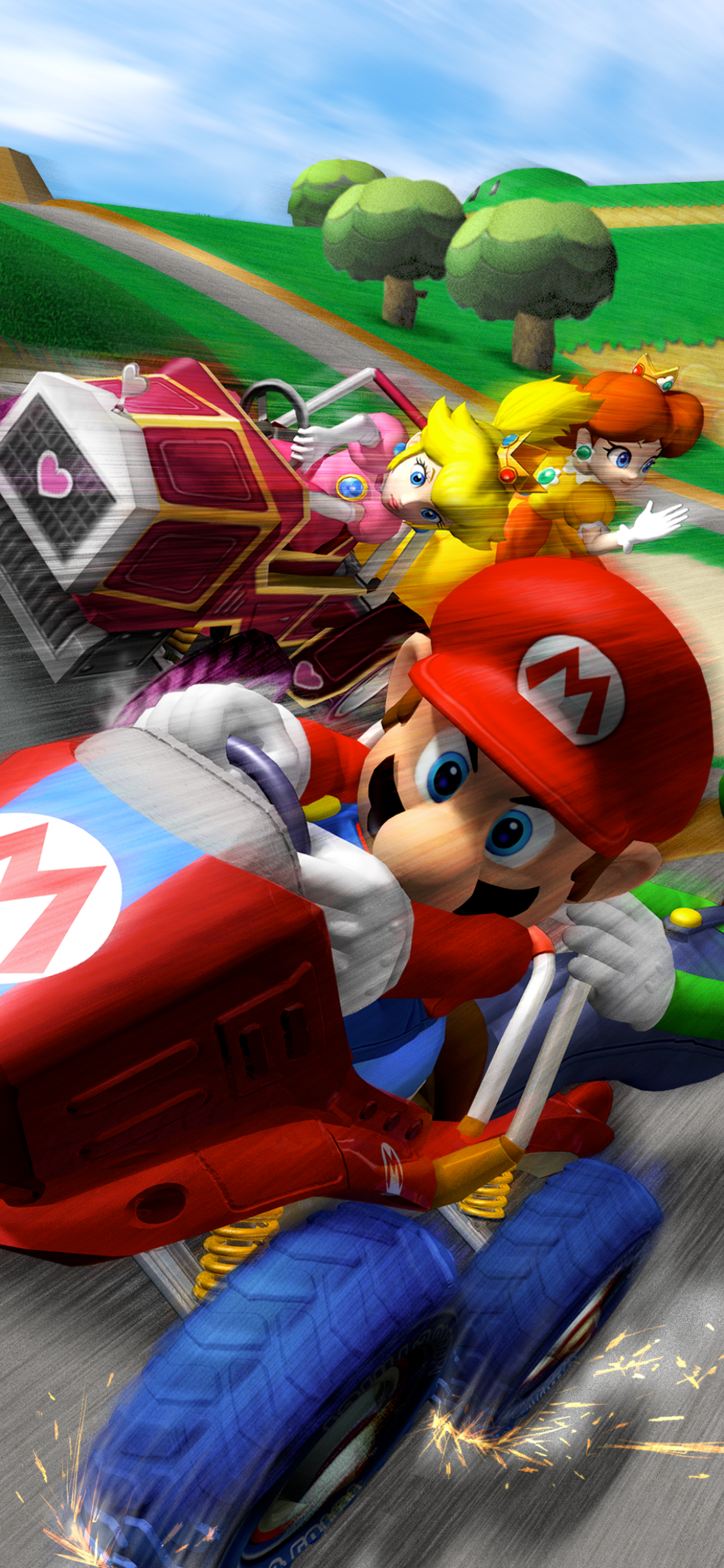Mario Kart: Double Dash‼ Phone Wallpaper