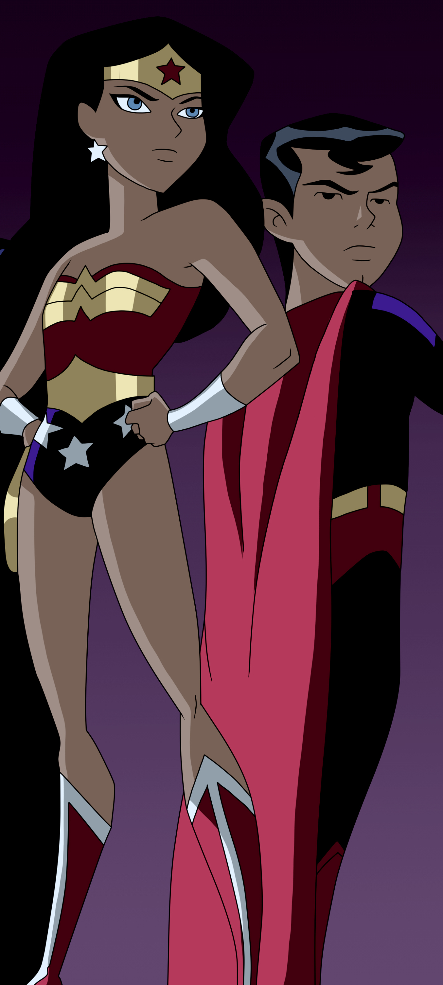 Justice League Unlimited Phone Wallpaper by glee-chan