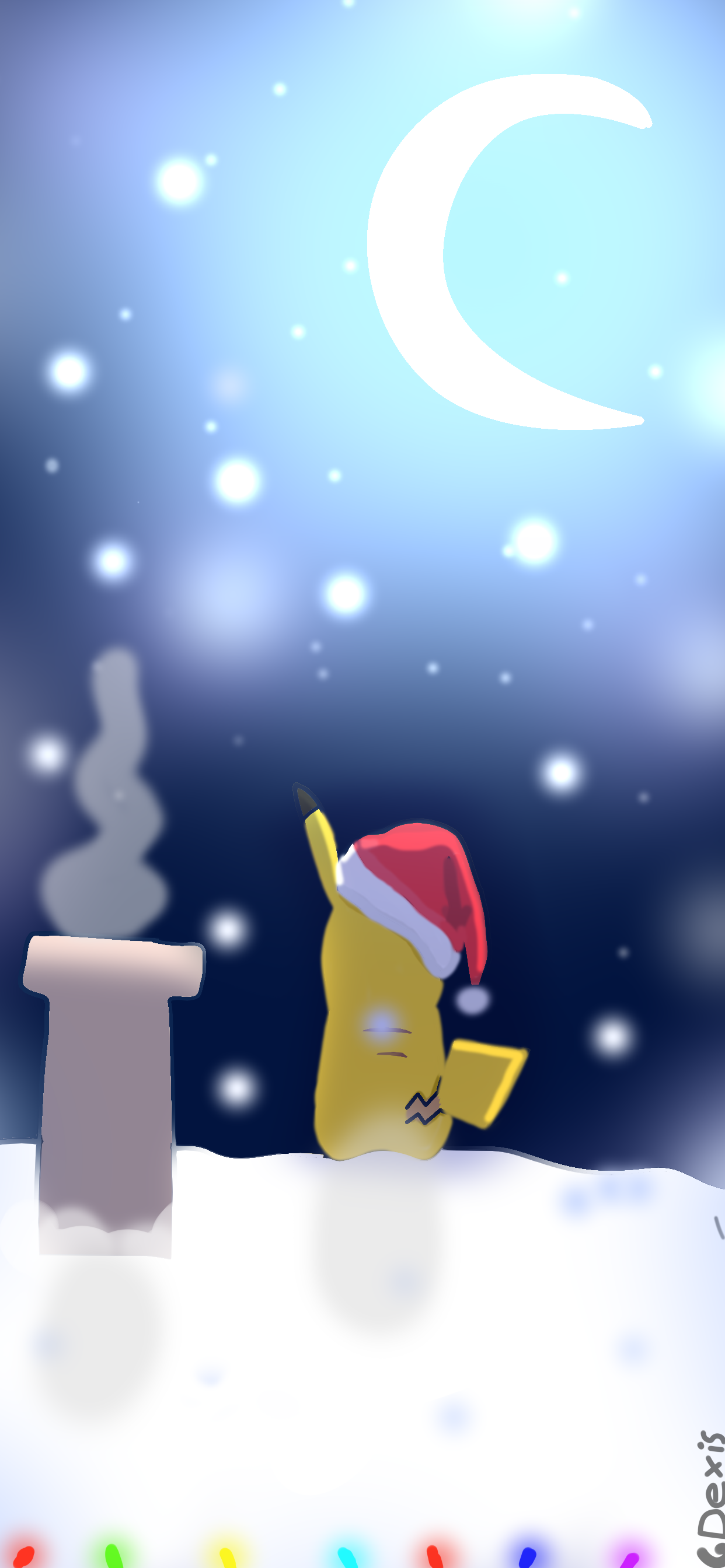 Pikachu christmas wallpaper HD For by Dexis_123