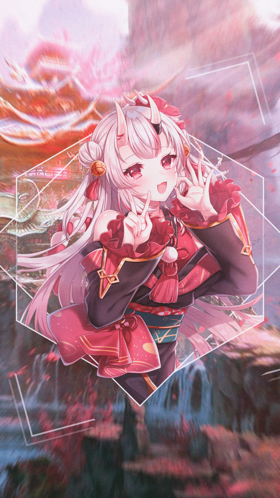 Download Nakiri Ayame Hololive Anime Virtual Youtuber Phone Wallpaper