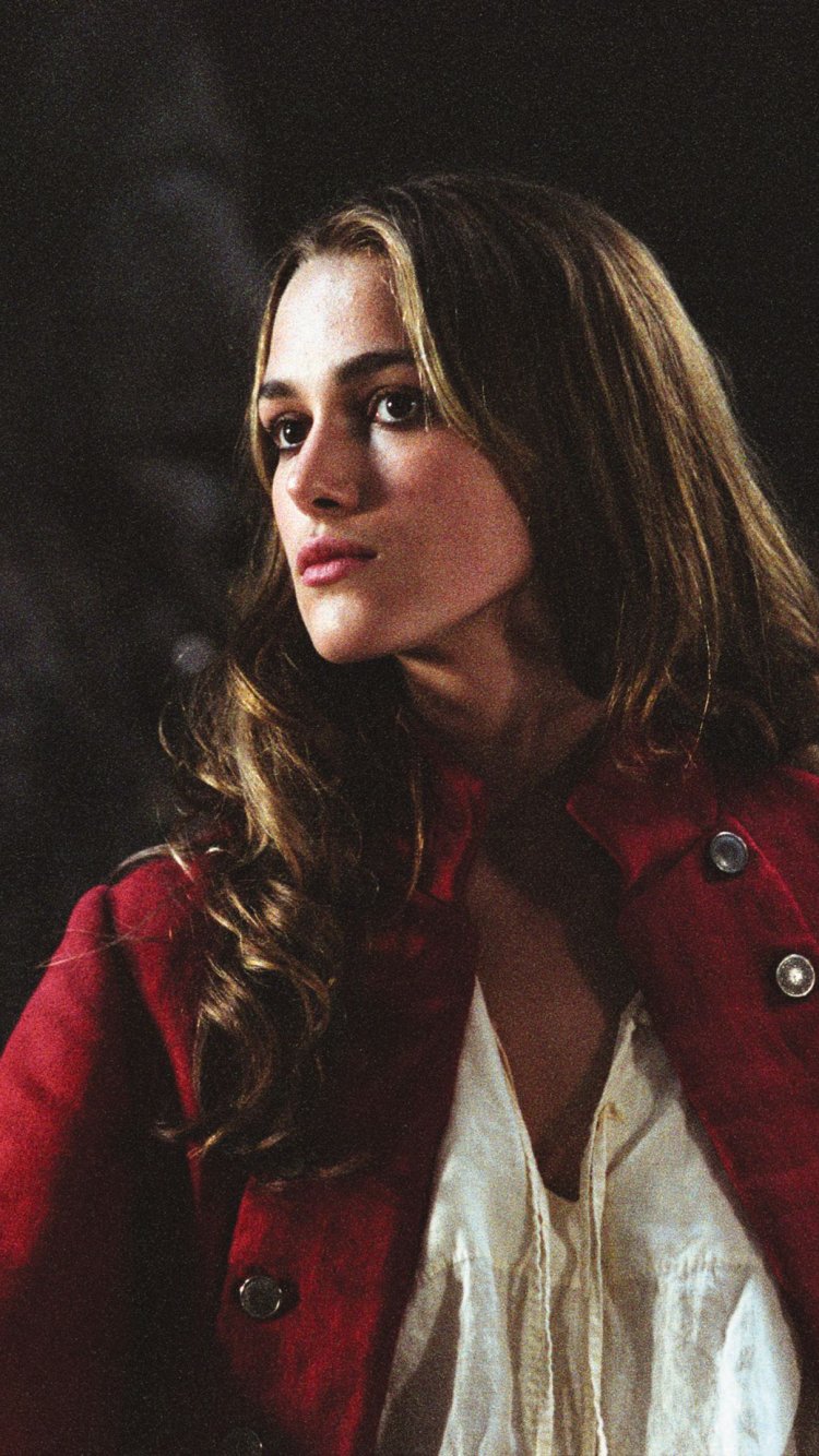 Download Elizabeth Swann Keira Knightley Movie Pirates Of The Caribbean: The Curse Of The Black Pearl Phone Wallpaper