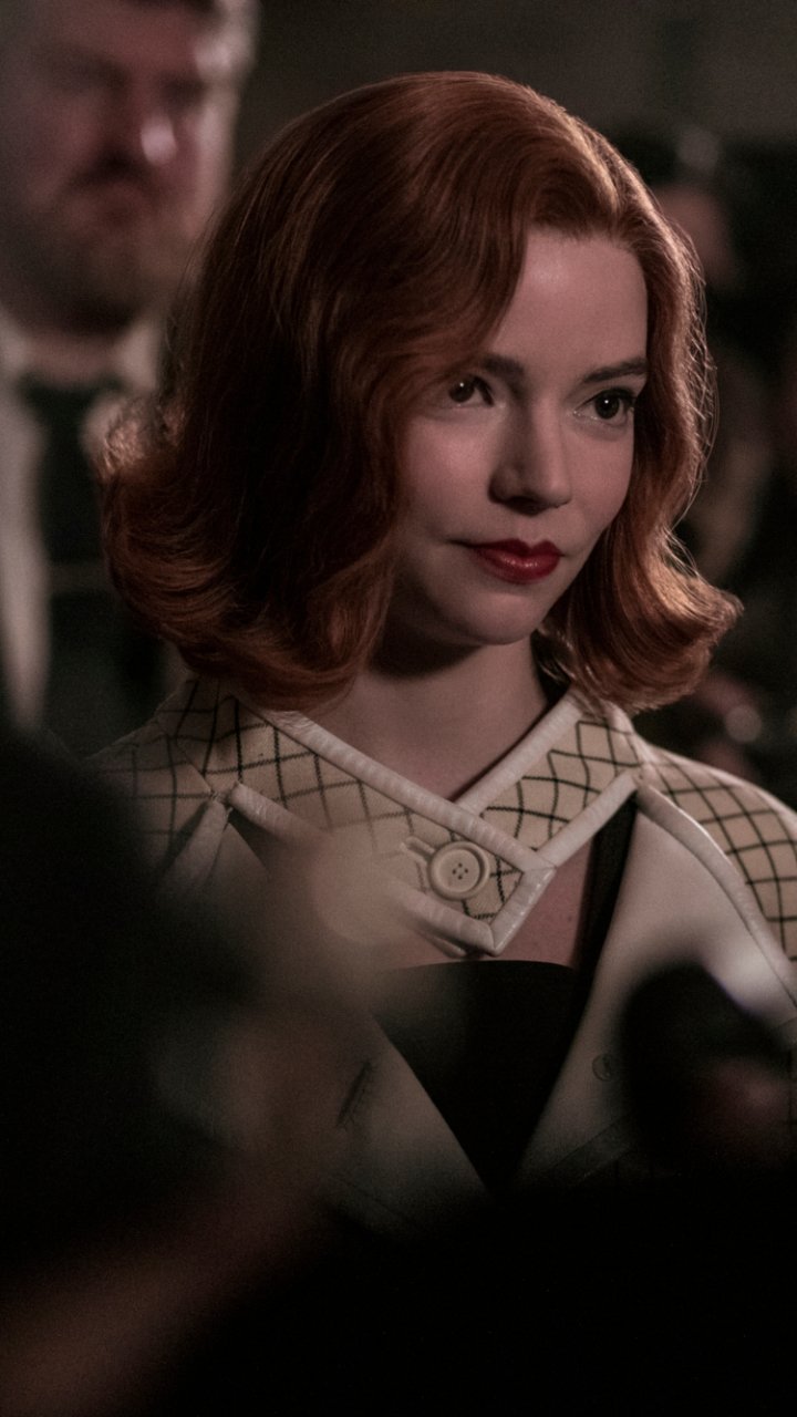Download Beth Harmon Anya Taylor-Joy TV Show The Queen's Gambit Phone Wallpaper