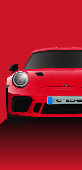  Porsche illustration by suman094
