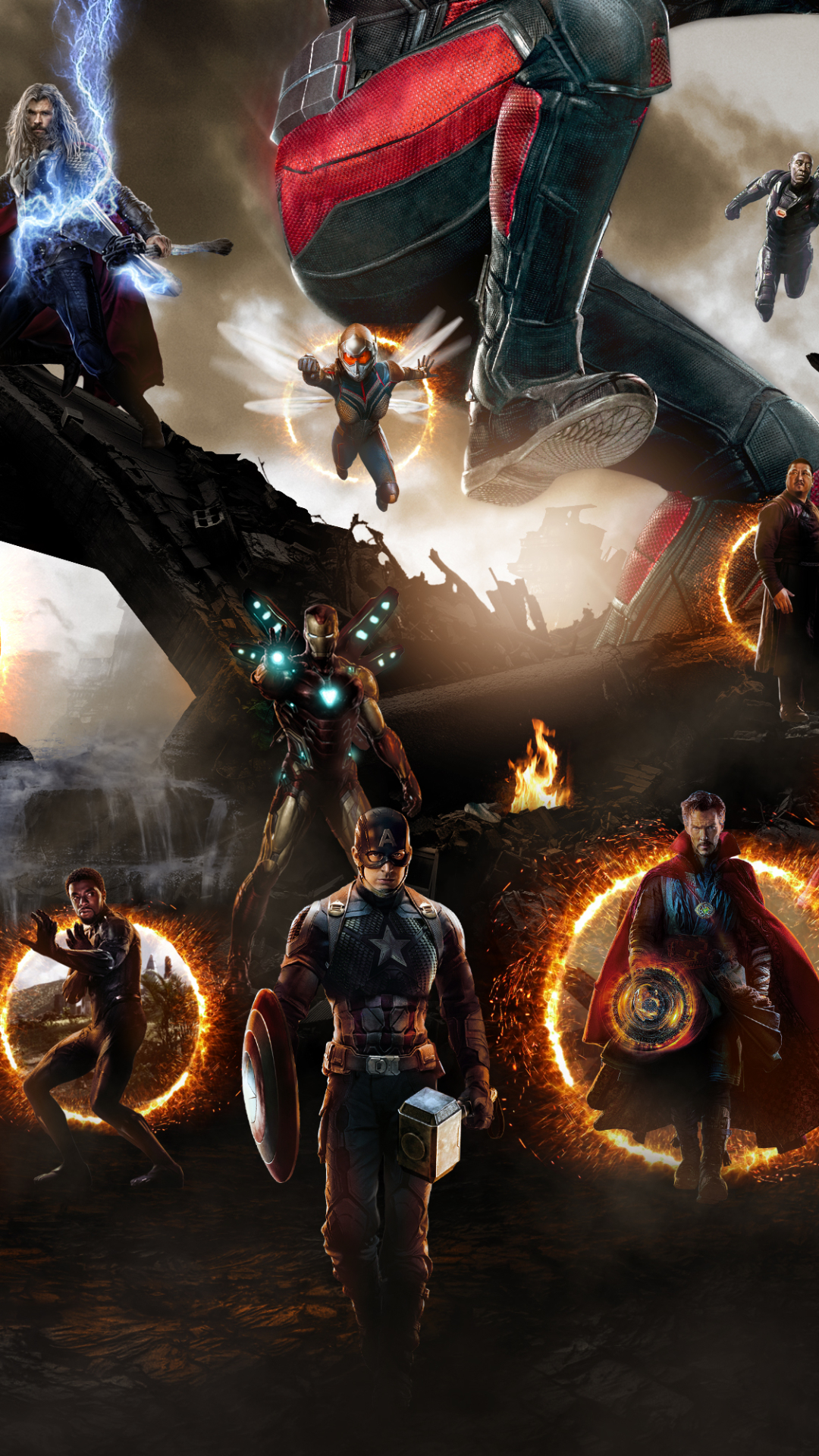 Avengers Endgame Phone Wallpaper by Ralfmef