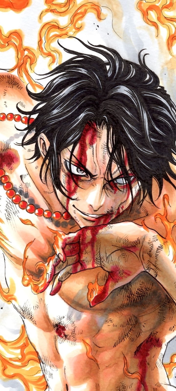 Portgas D. Ace  One piece ace, Anime, One piece manga