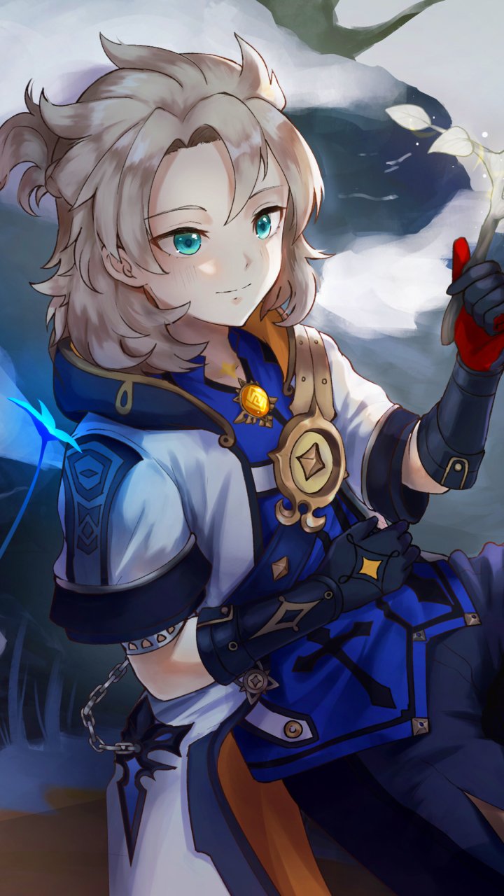 Download Albedo (Genshin Impact) Video Game Genshin Impact Phone Wallpaper