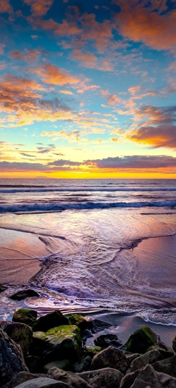 sky horizon nature ocean Phone Wallpaper
