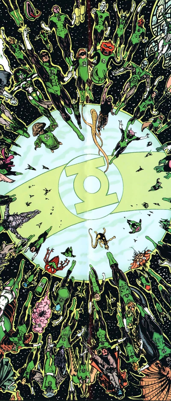 Green Lantern Corps Phone Wallpaper