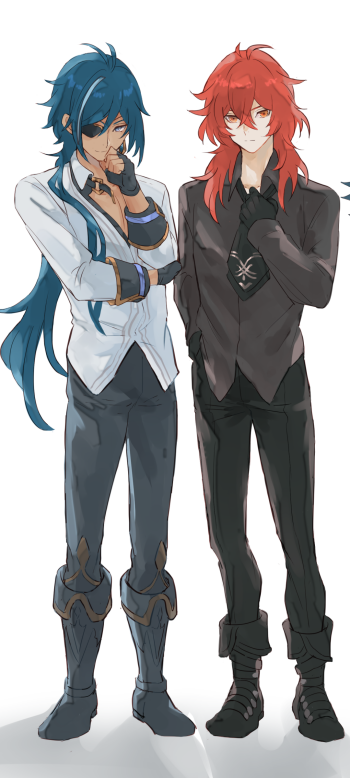 Kaeya (Genshin Impact) Diluc (Genshin Impact) video game Genshin Impact Phone Wallpaper