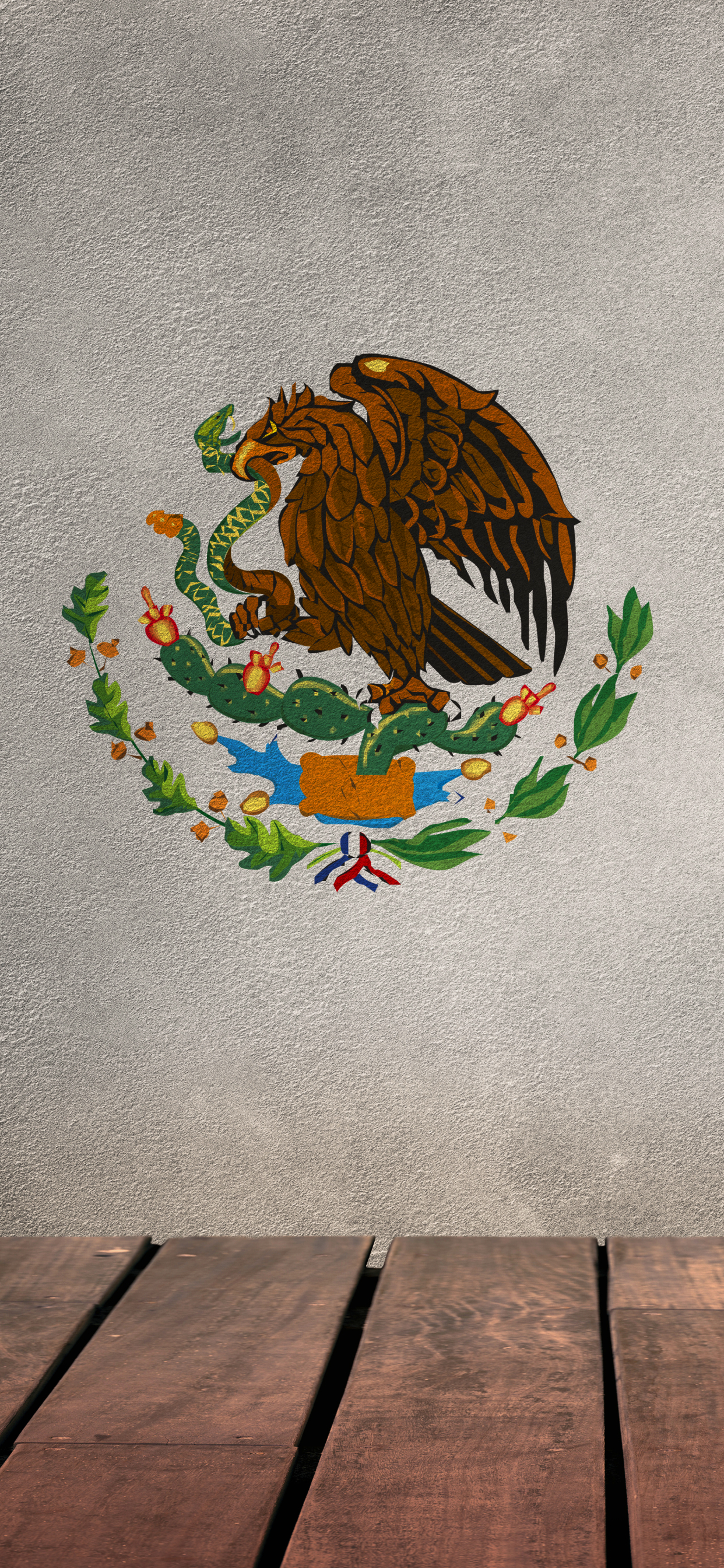 Flag Of Mexico Phone Wallpaper