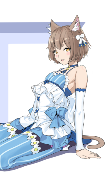 short hair animal ears Felix Argyle Anime Re:Zero - Starting Life in Another World Phone Wallpaper