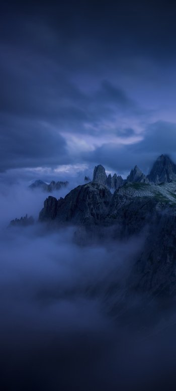  Dark Clouds over the Mountains