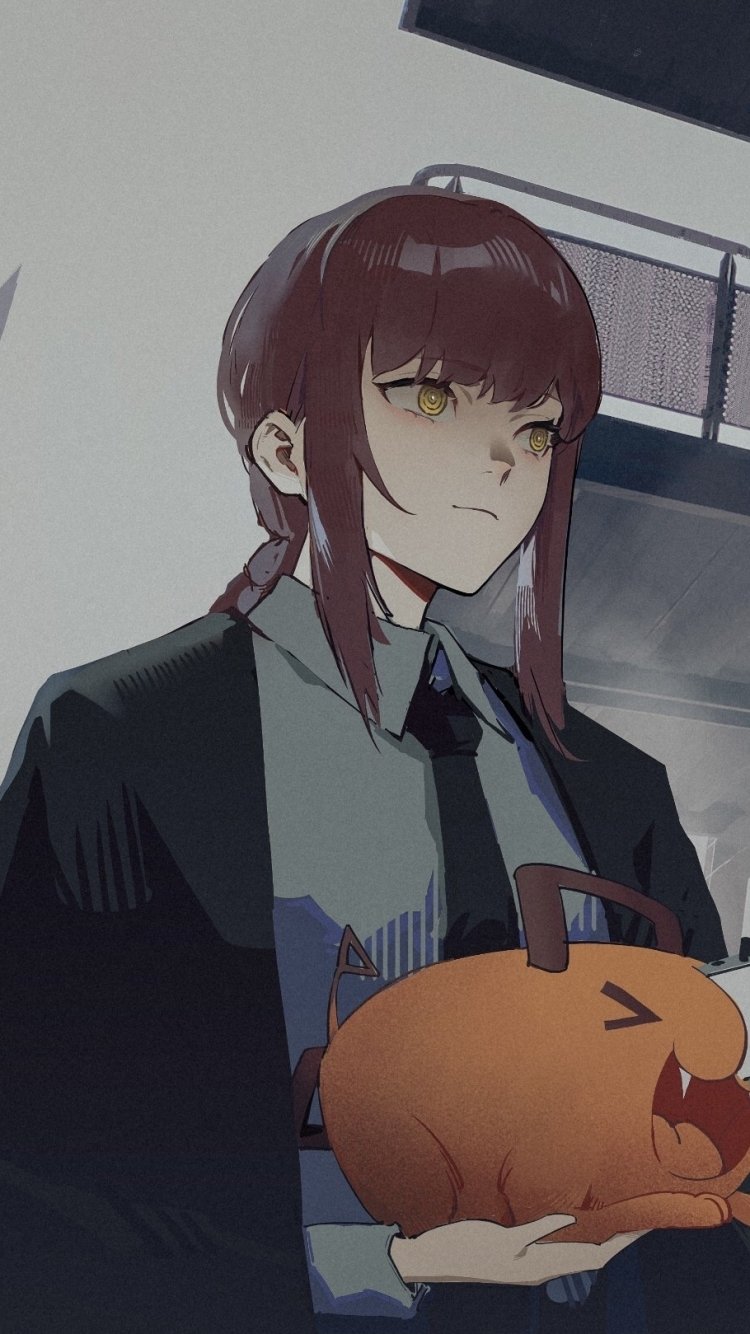 Download Makima (Chainsaw Man) Anime Chainsaw Man Phone Wallpaper