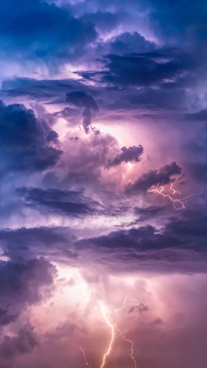 Download Nature Cloud Storm Photography Lightning Phone Wallpaper