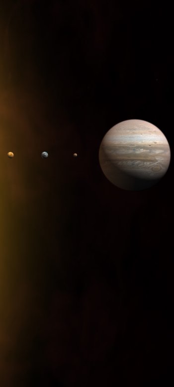 planet Sci Fi Solar System Phone Wallpaper