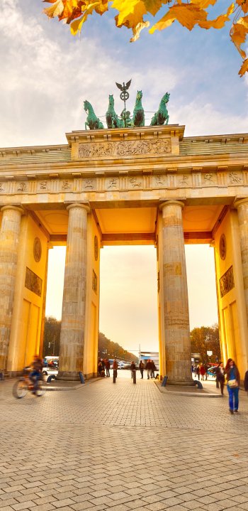 Berlin monument Germany man made Brandenburg Gate Phone Wallpaper