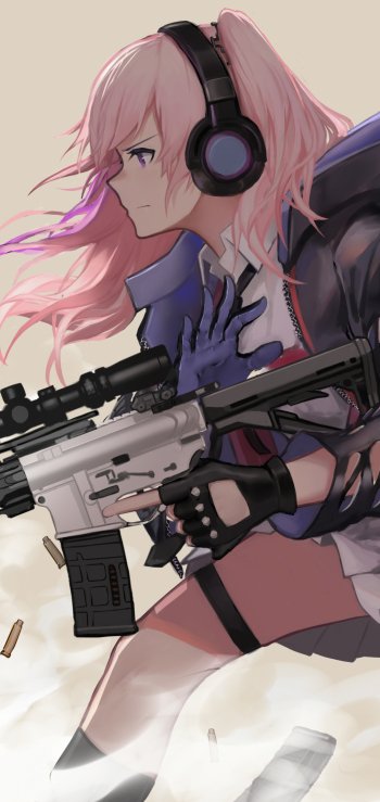 AR15 (Girls Frontline) video game Girls Frontline Phone Wallpaper