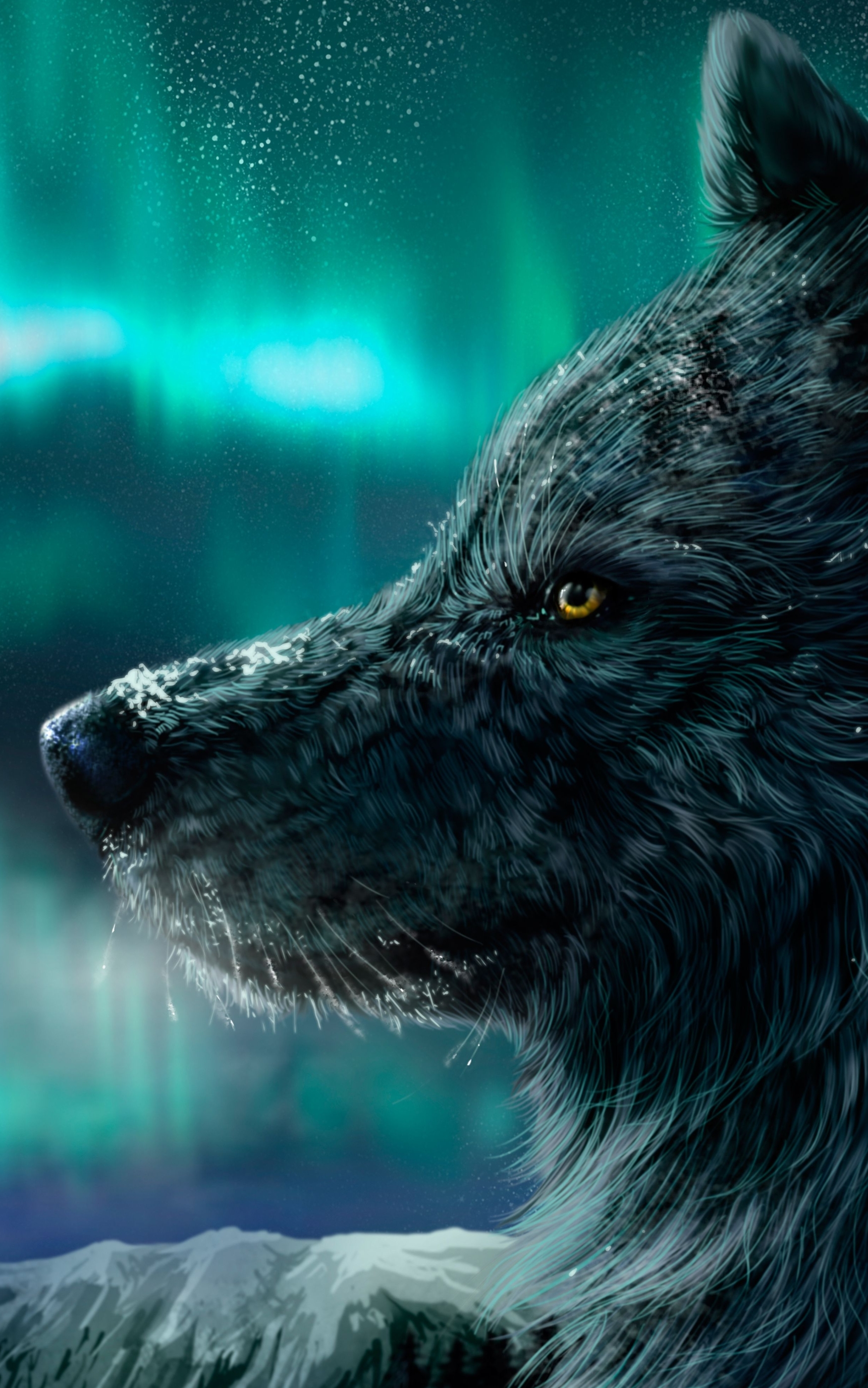 Wolf old mobile cell phone smartphone wallpapers hd desktop backgrounds  240x320 images and pictures