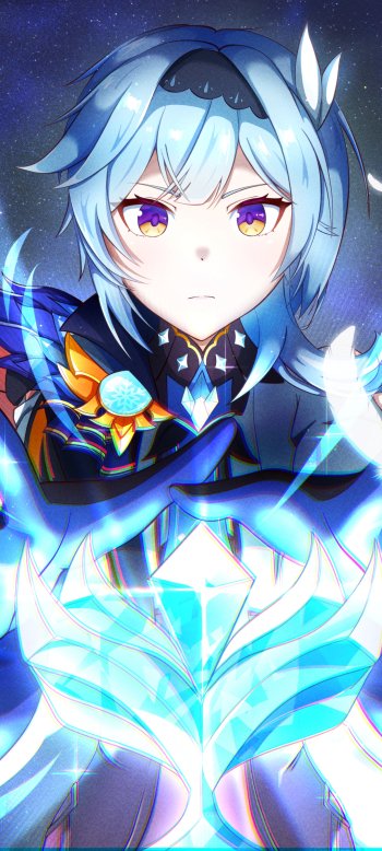 Eula (Genshin Impact) video game Genshin Impact Phone Wallpaper