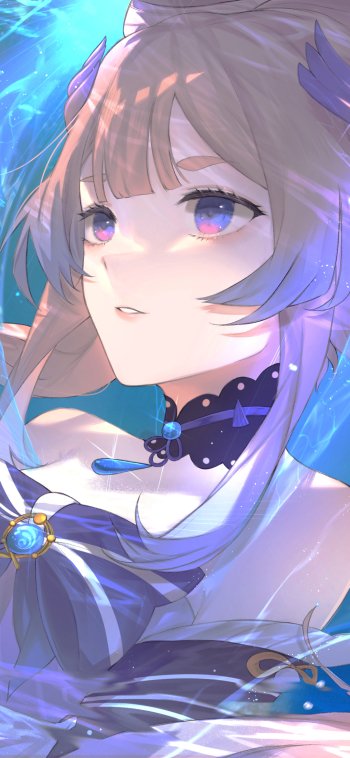 Sangonomiya Kokomi video game Genshin Impact Phone Wallpaper