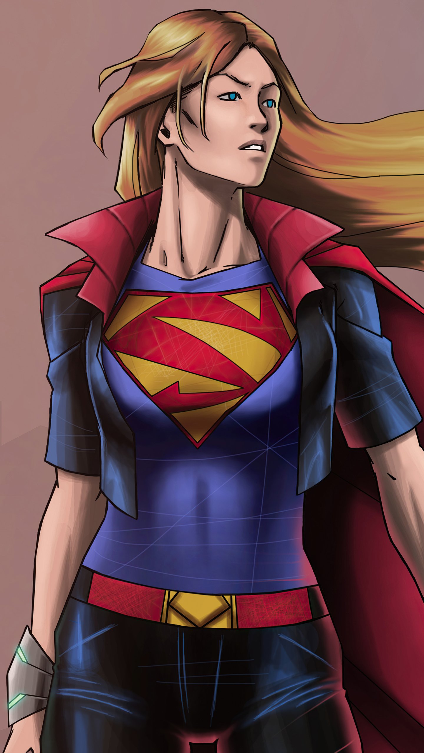 Download DC Comics Comic Supergirl Phone Wallpaper