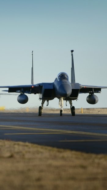 warplane aircraft jet fighter military McDonnell Douglas F-15 Eagle Phone Wallpaper