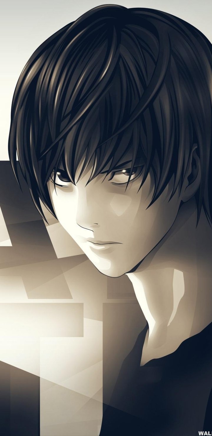 Download Light Yagami Anime Death Note Phone Wallpaper