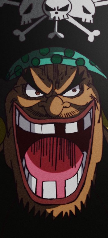 Marshall D. Teach Anime One Piece Phone Wallpaper
