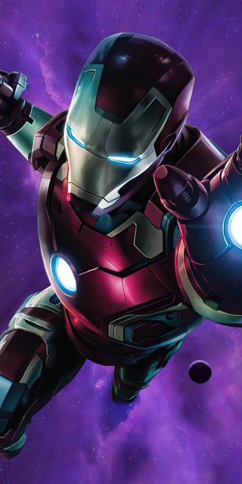 Comic Iron Man Phone Wallpaper