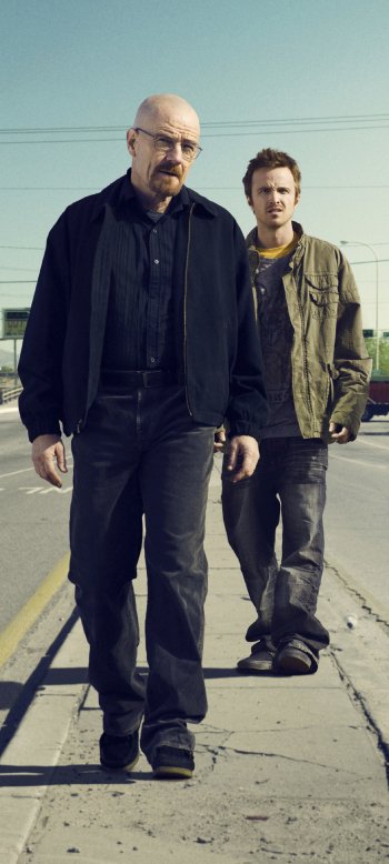 Aaron Paul Jesse Pinkman Bryan Cranston Walter White TV Show Breaking Bad Phone Wallpaper